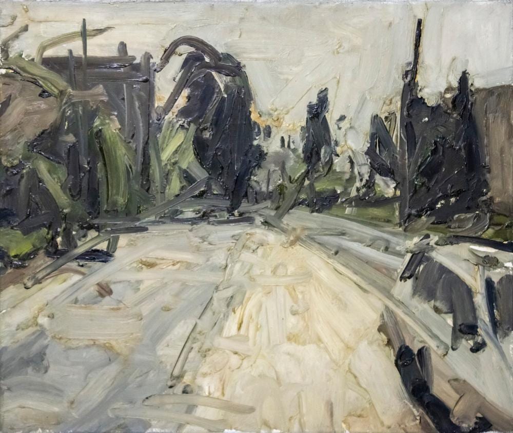 Jordan Wolfson comparable auction result: jordan wolfson b 1960 landscape oil on canvas 1996