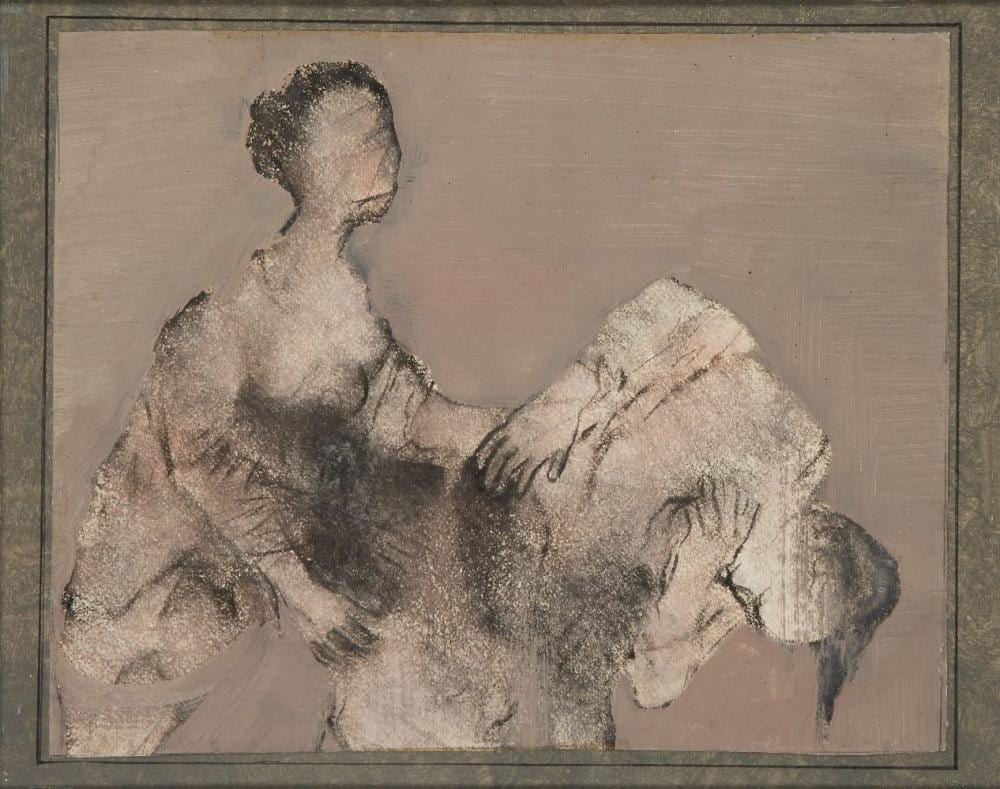 mary kessell british 1914 1977 study c 1950 gouache and charcoal on paper 25 3 x 30 3 cm w · Roseberys · 2023-03-14 Mary Kessell comparable auction result: mary kessell british 1914 1977 study c 1950 gouache and charcoal on paper 25 3 x 30 3 cm w