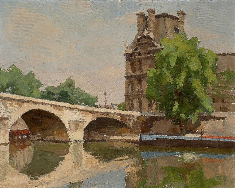 Gerald Vivian Davis comparable auction result: gerald vivian davis american 1899 1987 paris oil on canvas 64 5 x 80 cm