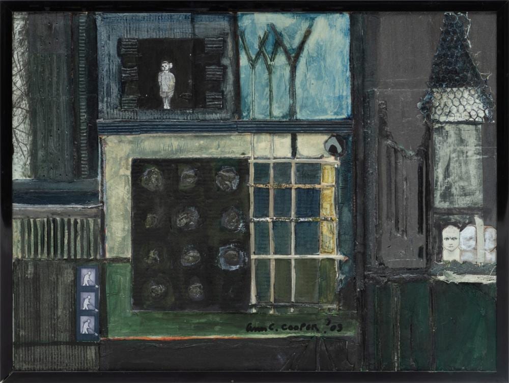 Ann Cooper comparable auction result: ann cooper american mixed media on canvas h 13 5 w 17 75
