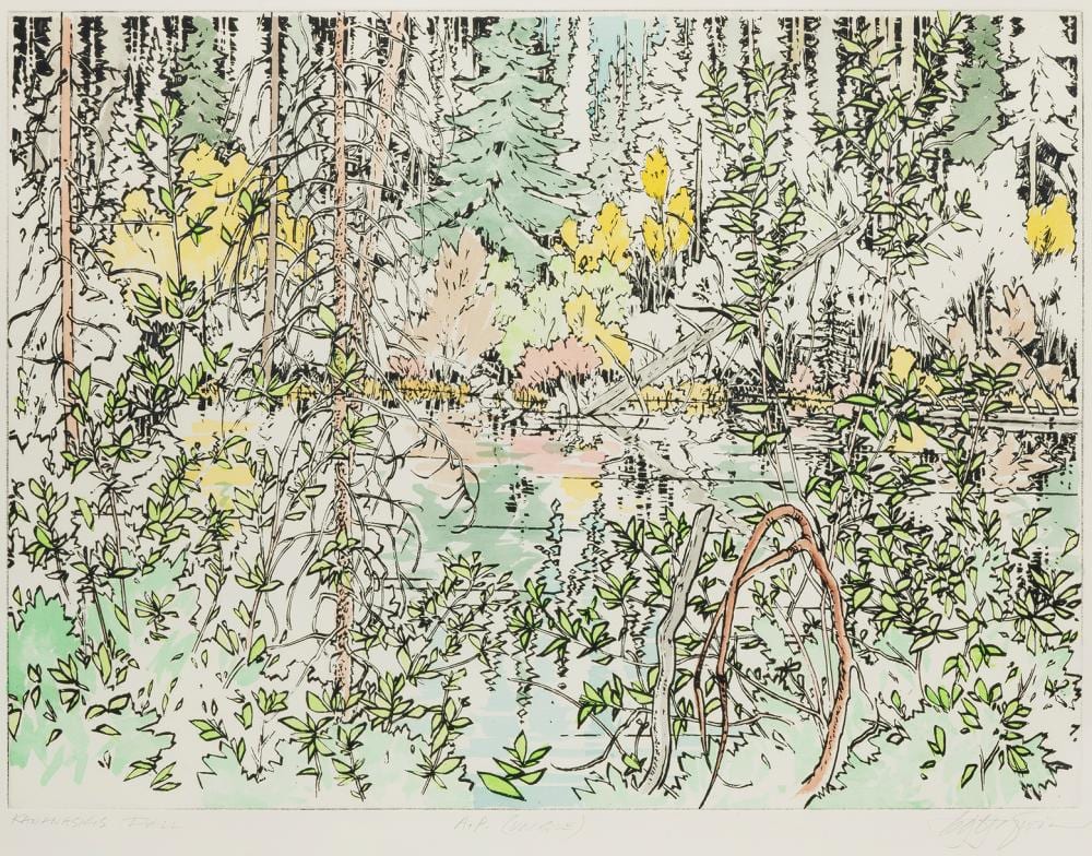ted godwin kananaskis fall · Saskatchewan Network for Art Collecting · 2023-03-19 Ted Godwin comparable auction result: ted godwin kananaskis fall