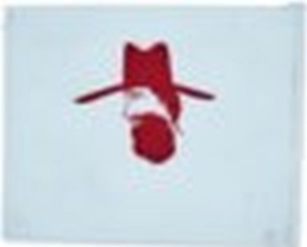 Margaret Kilgallen comparable auction result: margaret kilgallen 1967 2001 man oil on hand sewn envelope 8 1 4 x 10 3 8