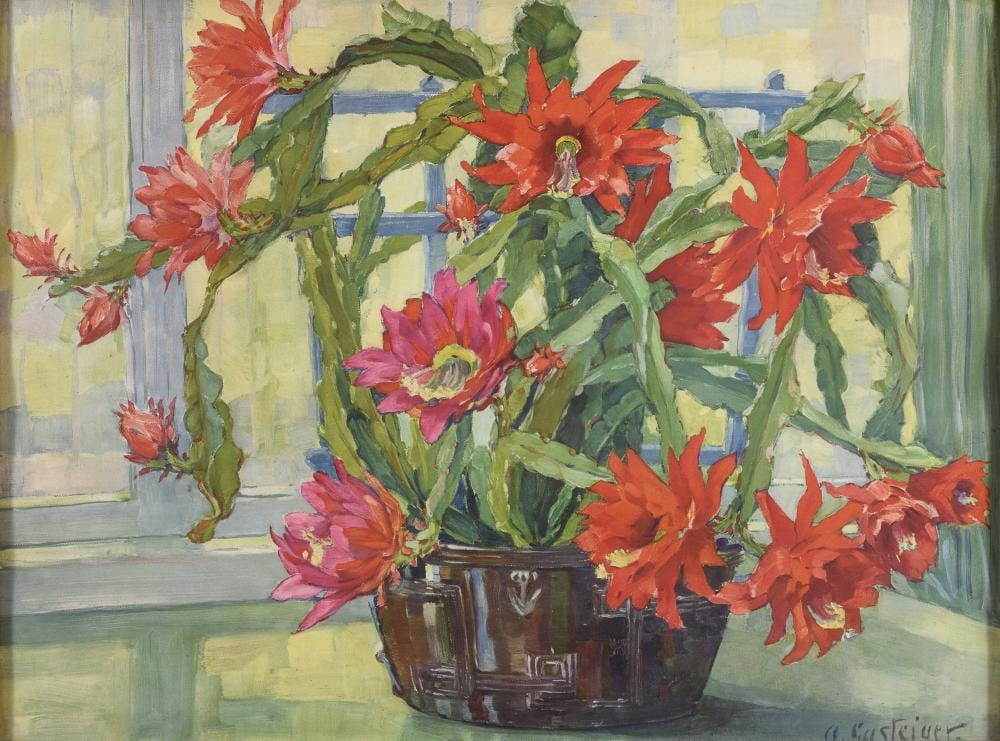 Anna Sophie Gasteiger comparable auction result: gouache painting by anna sophie gasteiger