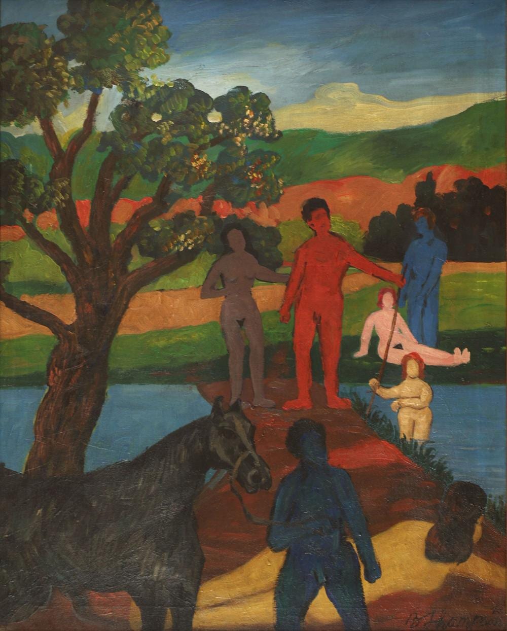 Robert Louis comparable auction result: robert louis bob thompson american 1937 1966