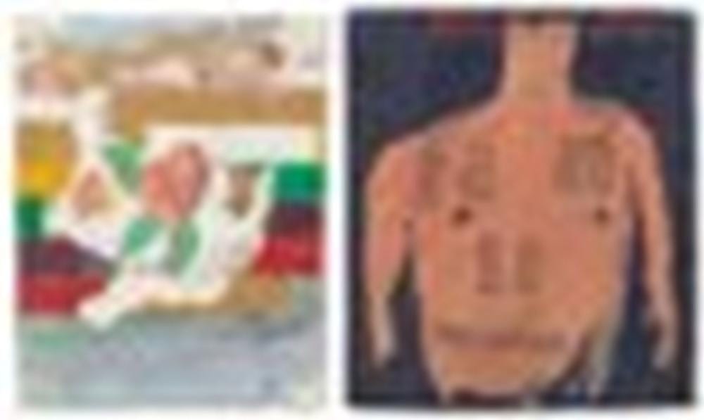 Andrew Masullo comparable auction result: andrew masullo b 1957 1271 1195 and 1283 two works