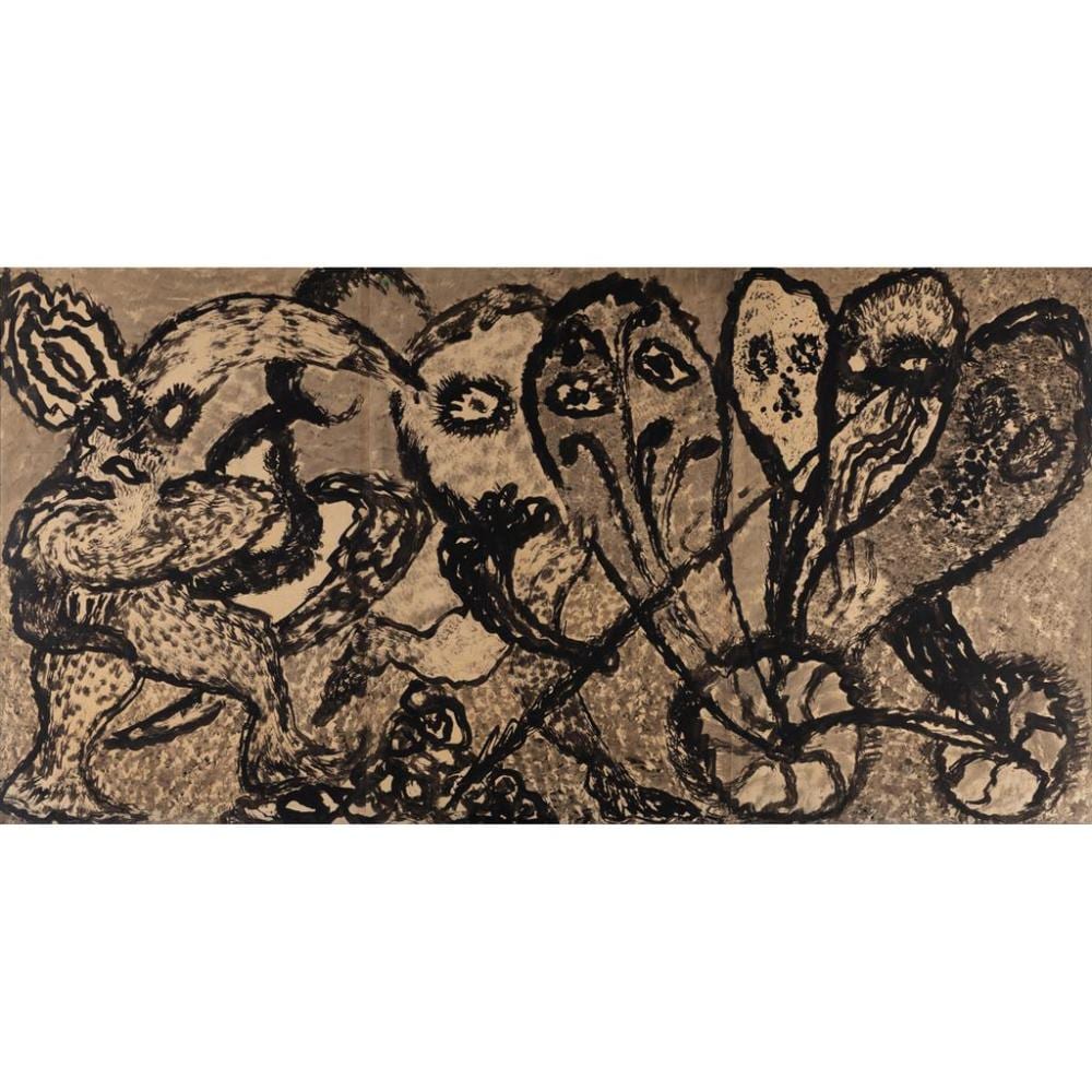 Jean Raine comparable auction result: jean raine 1927 1986 la stupeur du cugnot 1967