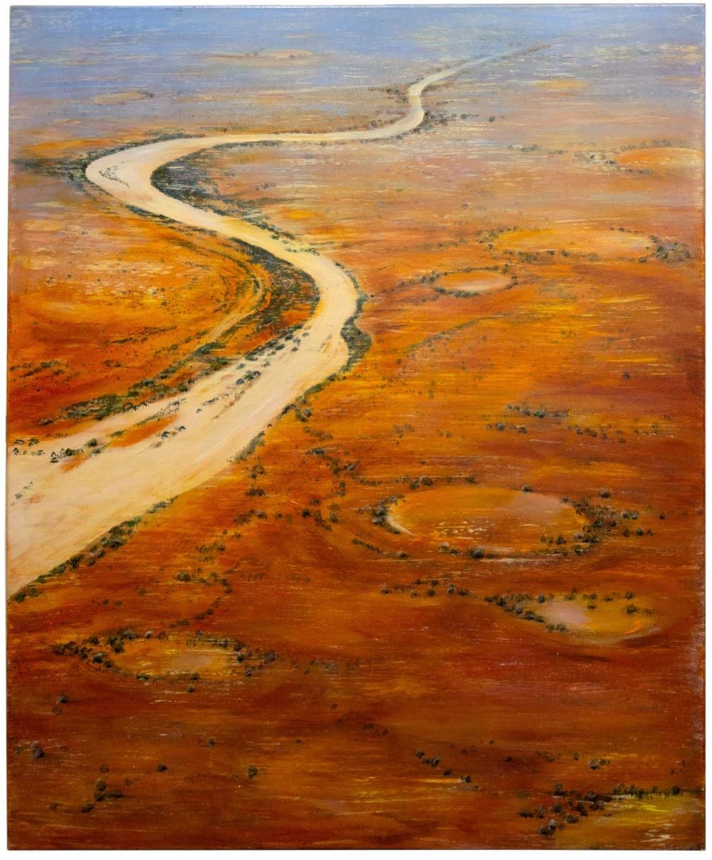 Denise Campbell comparable auction result: denise campbell 1952 serpentine flow 2007