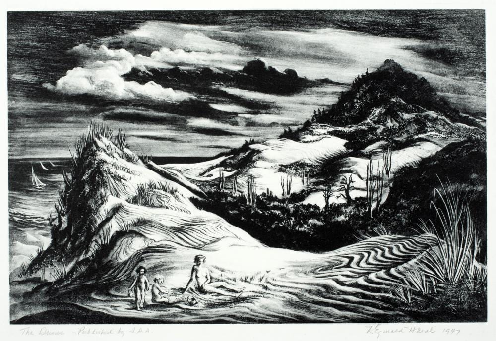 Reginald Neal comparable auction result: reginald neal 1909 1992 the dunes 1947