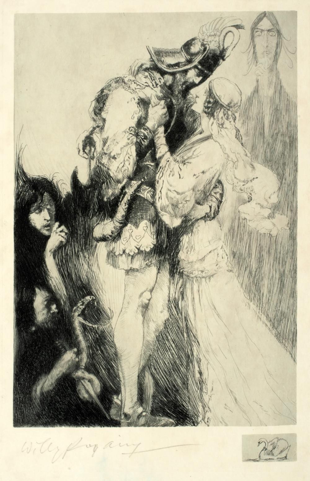 Anna Airy comparable auction result: anna airy 1882 1964 the knight s return