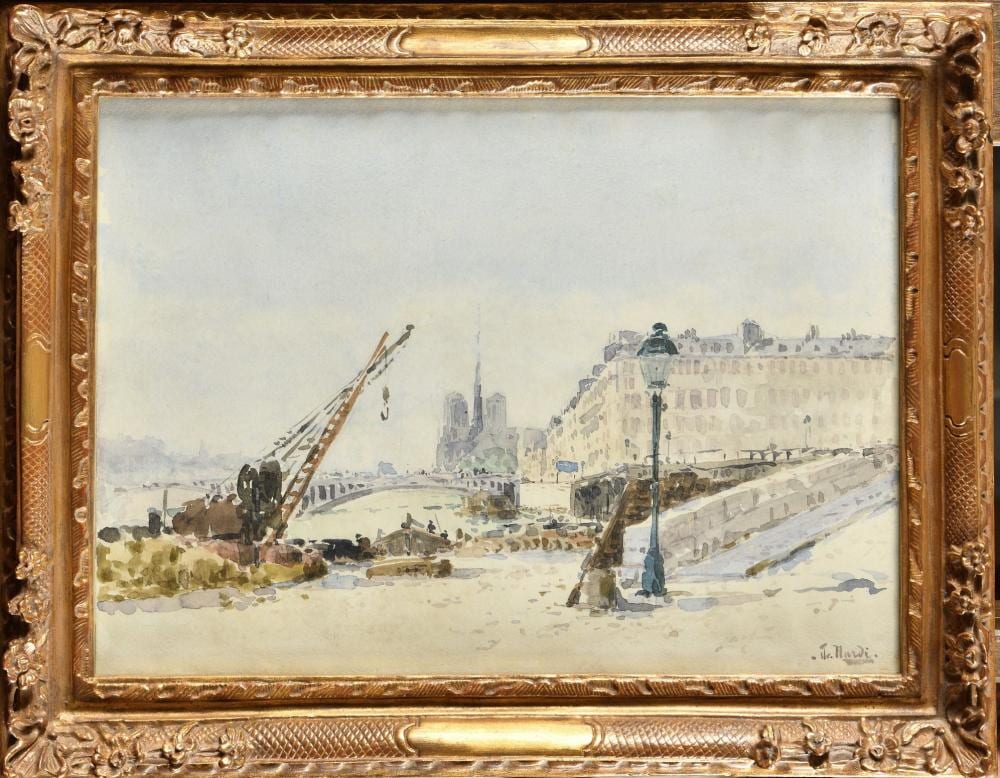 fran ois nardi 1861 1936 paris les quais de seine · Osenat · 2023-03-18 François Nardi comparable auction result: fran ois nardi 1861 1936 paris les quais de seine