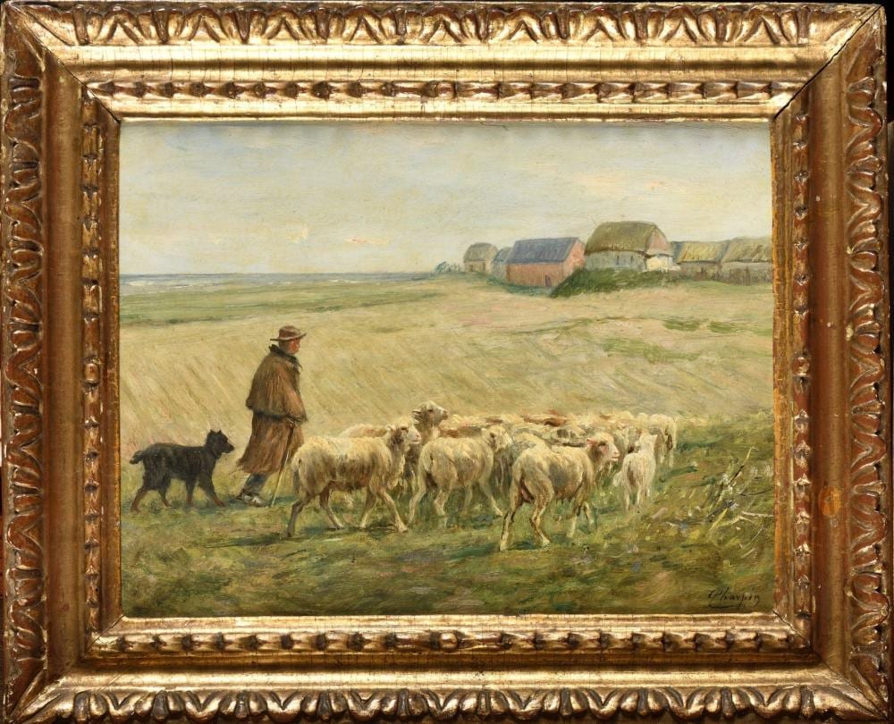albert charpin 1842 1924 berger et son troupeau · Osenat · 2023-03-18 Albert Charpin comparable auction result: albert charpin 1842 1924 berger et son troupeau