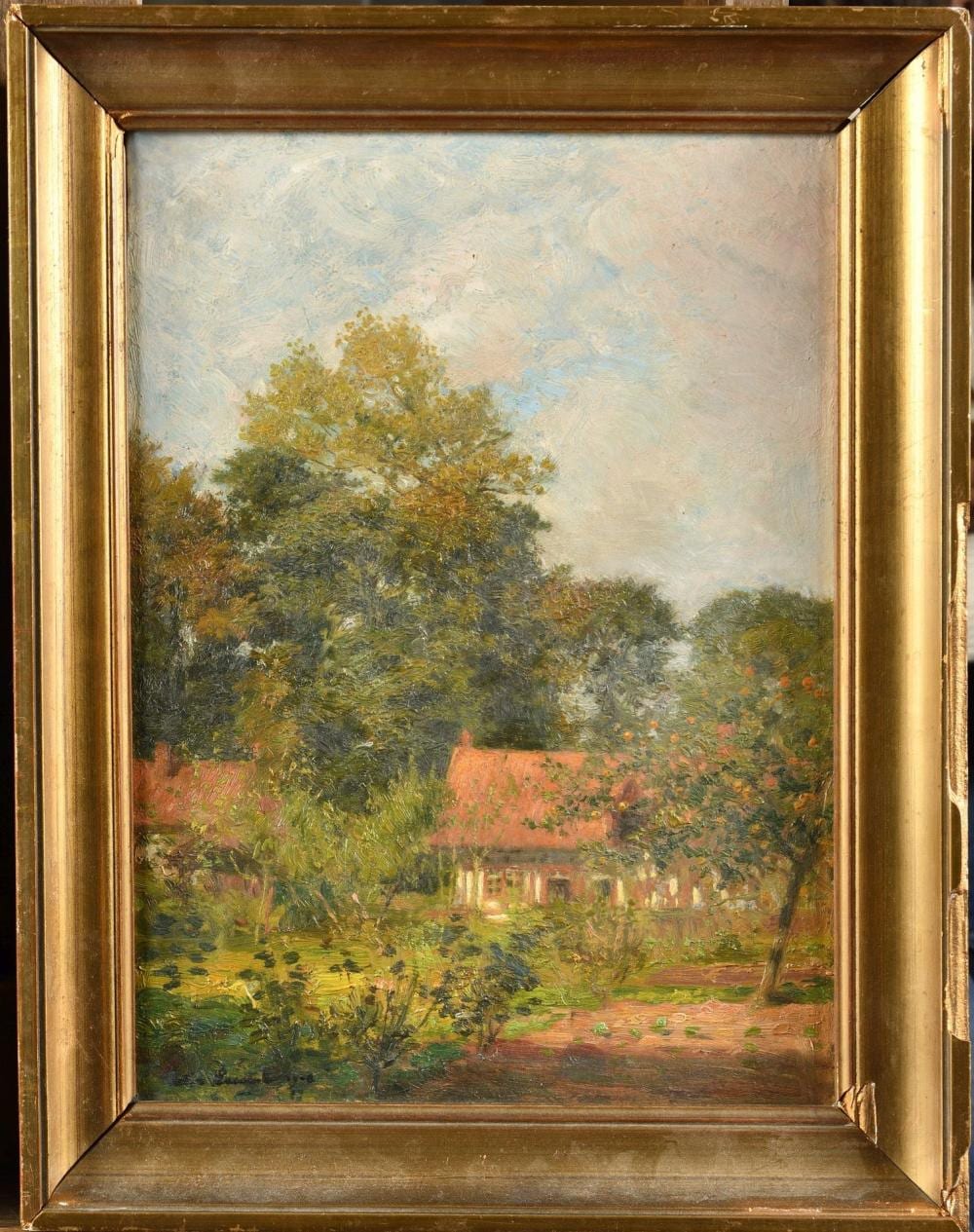 Victor Lecomte comparable auction result: victor lecomte 1856 1920 le verger