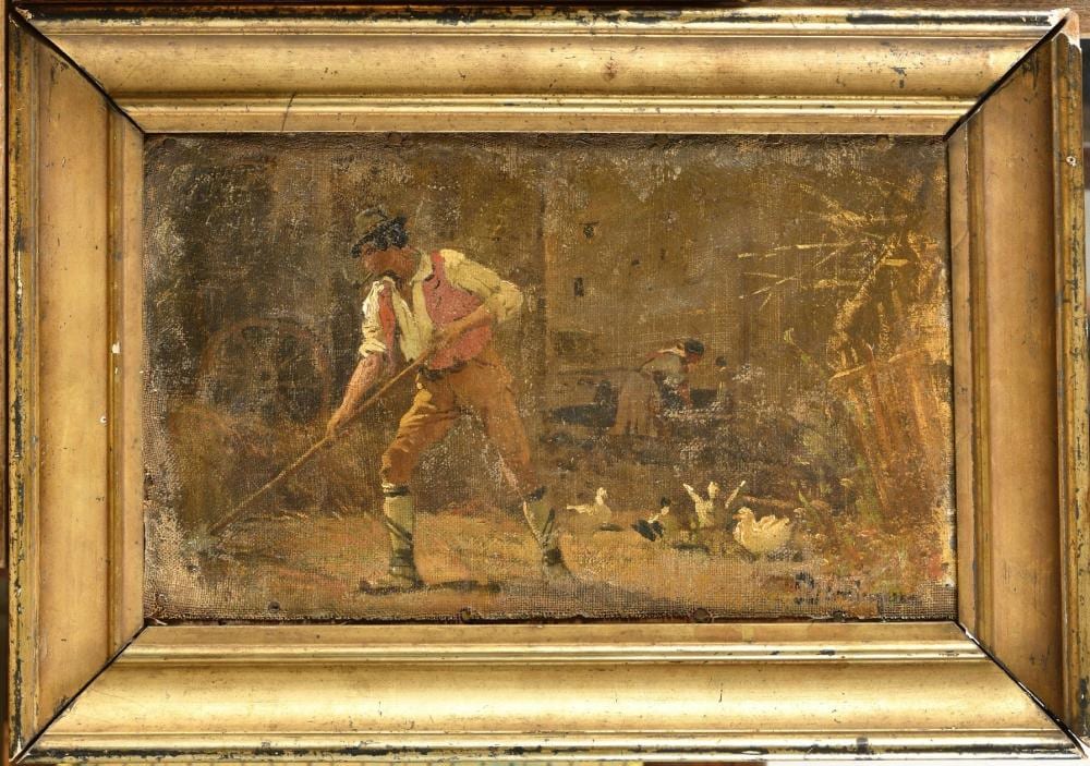 Francisco Domingo Marques comparable auction result: francisco domingo marques 1842 1920 le fermier au travail