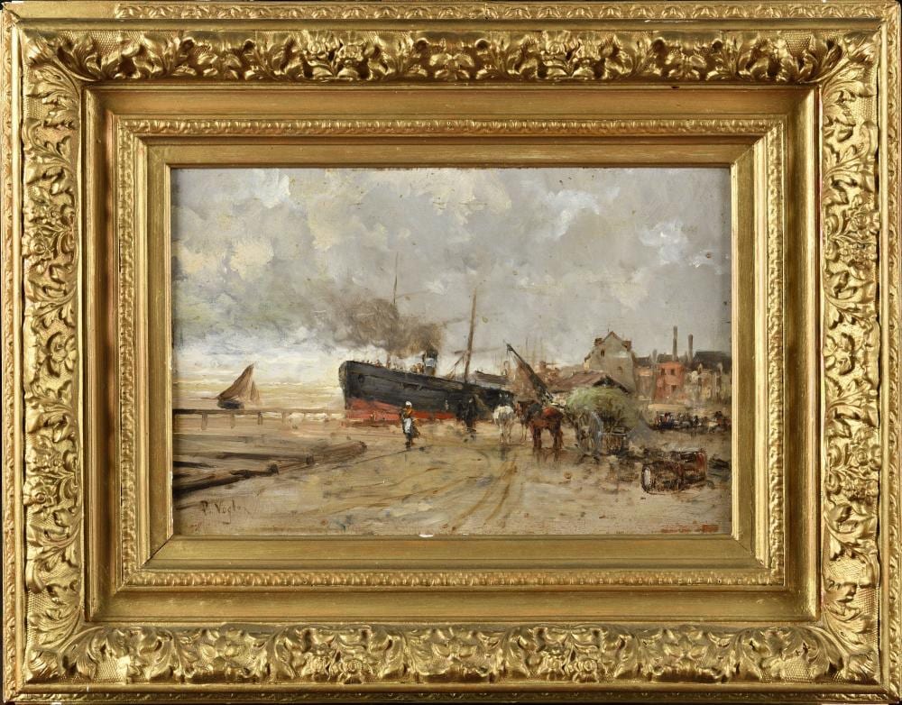 Paul Vogler comparable auction result: paul vogler 1852 1904 port anim