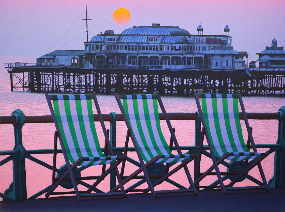 Philip Dunn comparable auction result: philip dunn british b 1945 end of the season acrylic on canvas 75 x 100cm