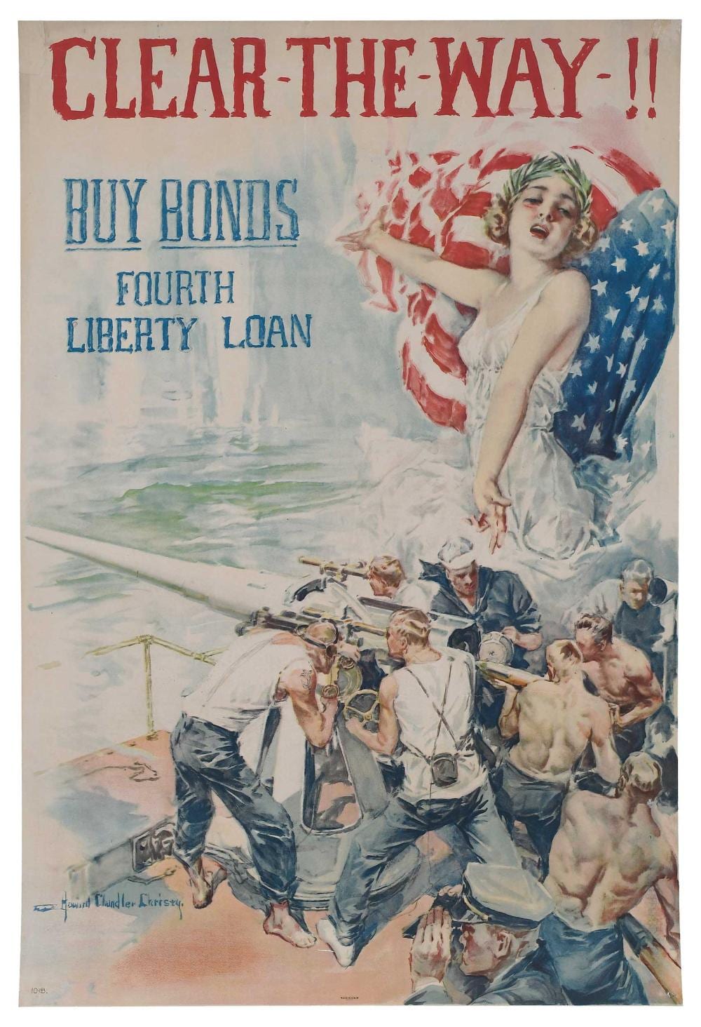WWI Poster, Howard Chandler Christy sold by Brunk Auctions, lot 190 — auction record photograph