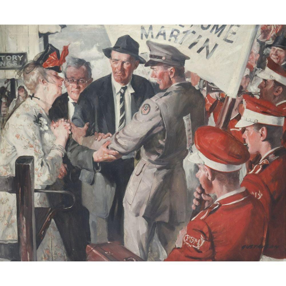 Lealand R Gustavson comparable auction result: leland gustavson american 1894 1966