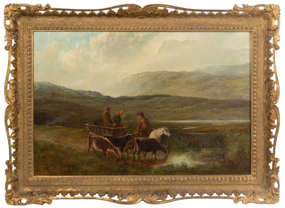 Alfred H. Green comparable auction result: alfred h green british fl 1849 1862 oil on canvas