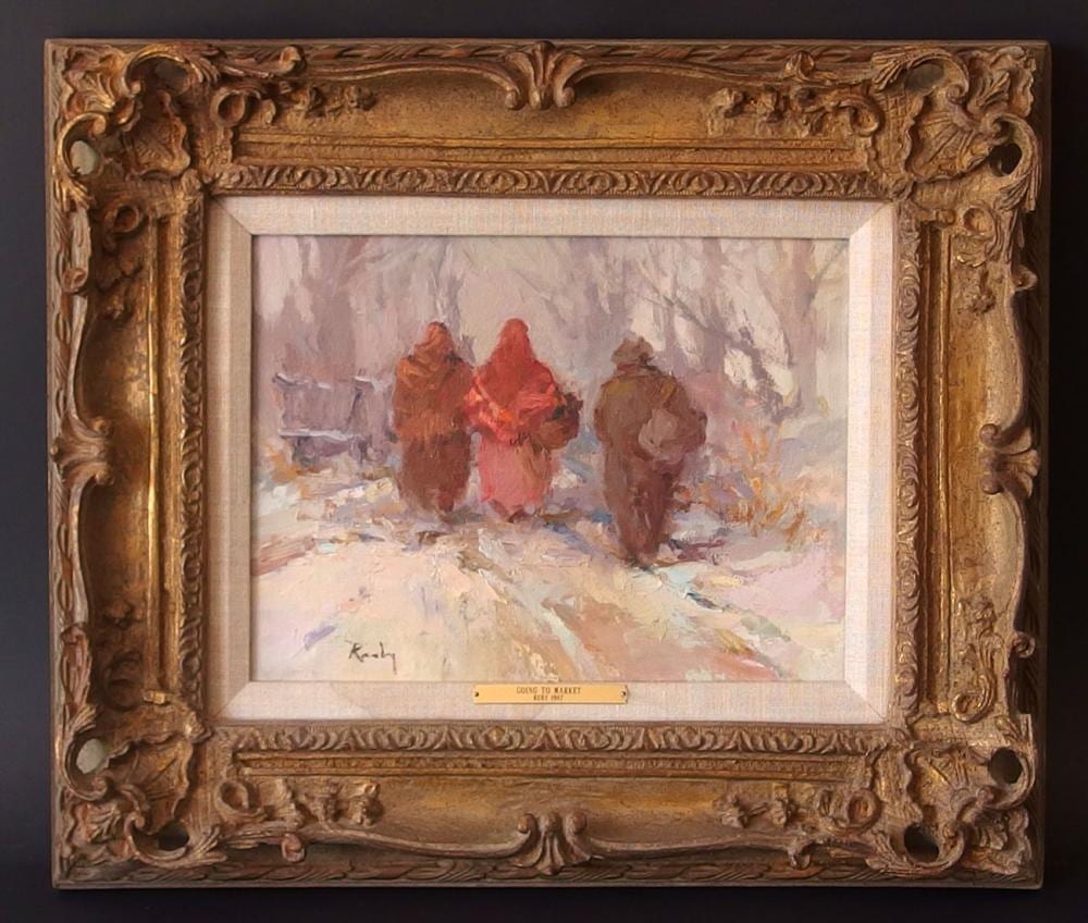 Claire Ruby comparable auction result: claire ruby original oil painting