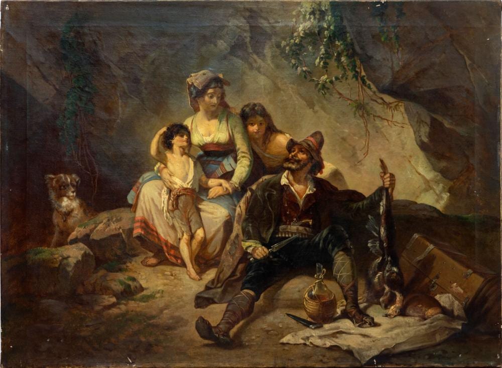 Penry Williams comparable auction result: penry williams 1798 1885 picnic