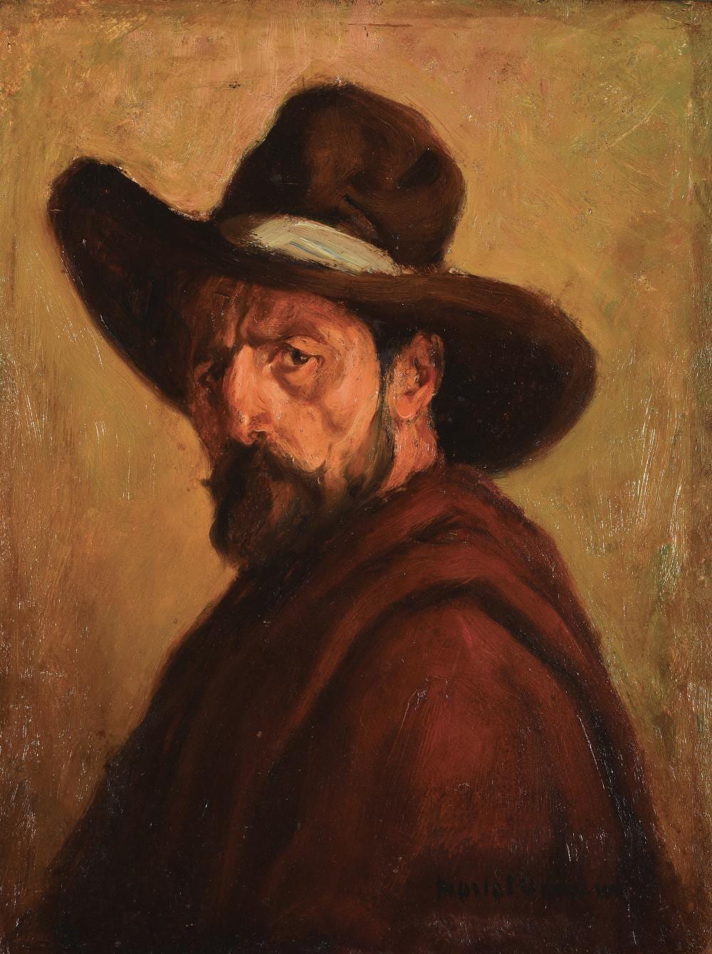 Marcel Arnaud comparable auction result: marcel arnaud 1877 1956 autoportait