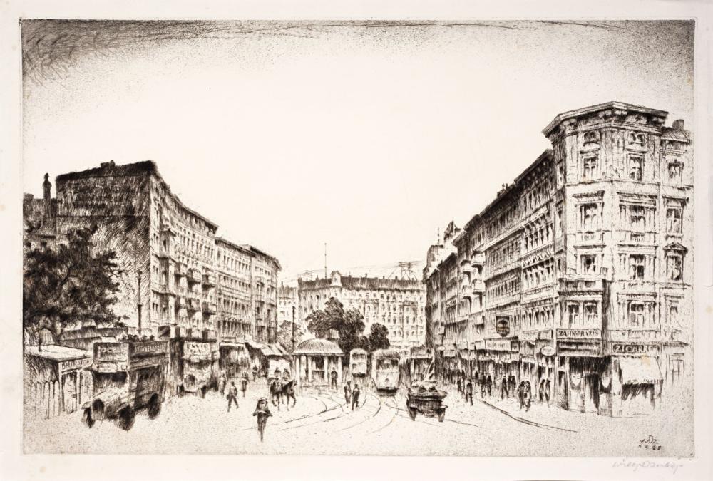 Willy Dzubas comparable auction result: willy dzubas f nf darstellungen zur u bahnbaustelle der berliner nords dbahn ag als verl ngerung nach neuk lln um 1925