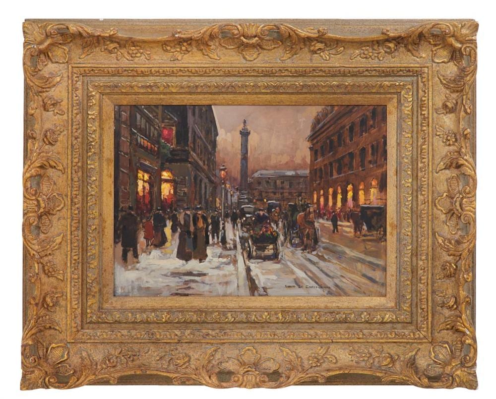 Robert De Chatelenne comparable auction result: robert de chatelenne american texas 20th century place de la concorde paris