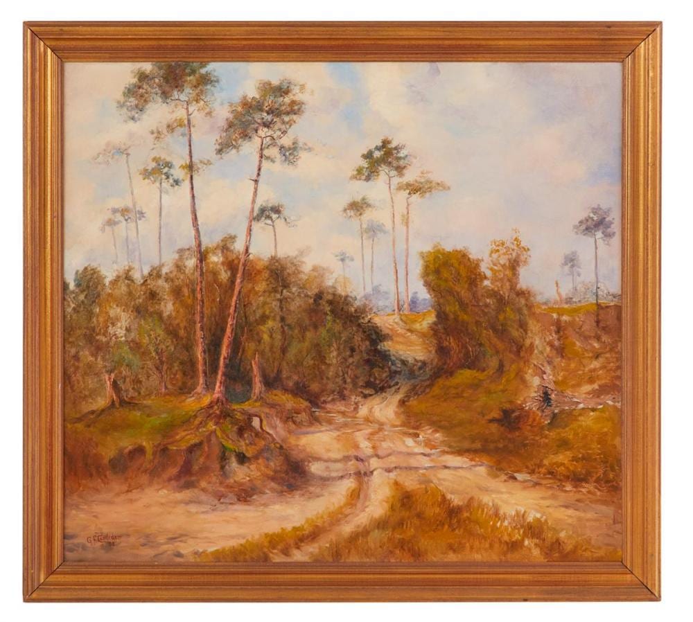 George Frederick Castleden comparable auction result: george frederick castleden british louisiana 1861 1945 the old sand road