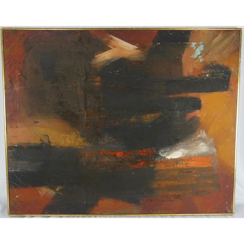 Mildred Wohl comparable auction result: mildred wohl black truth oil painting on canvas