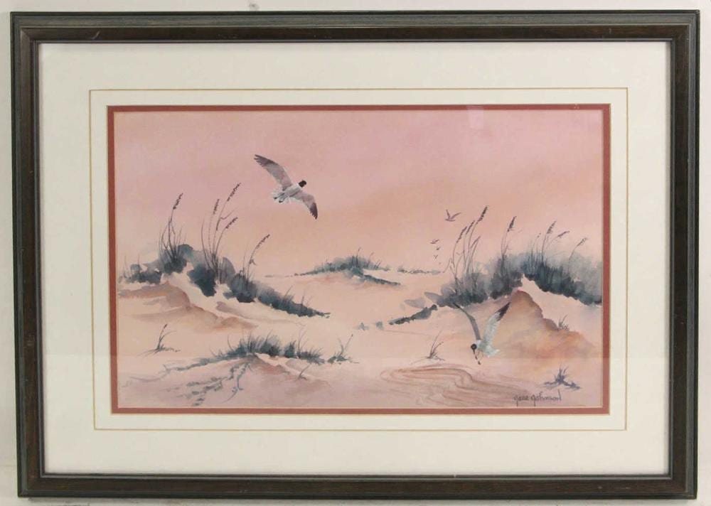 Jane Johnson comparable auction result: jane johnson watercolor painting