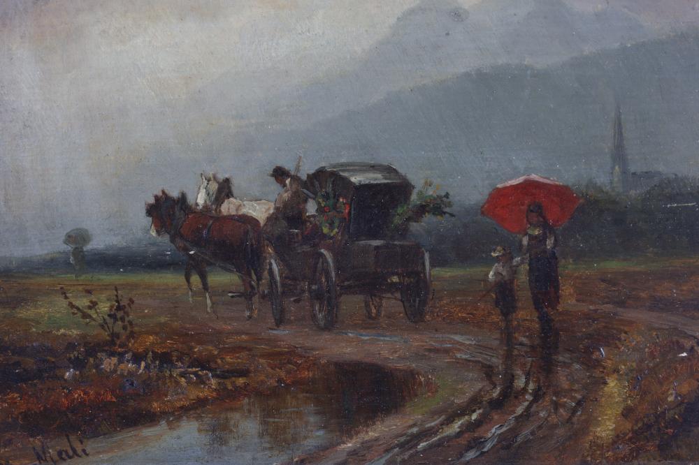 Christian Friedrich Mali comparable auction result: christian friedrich mali 1832 1906 landscape