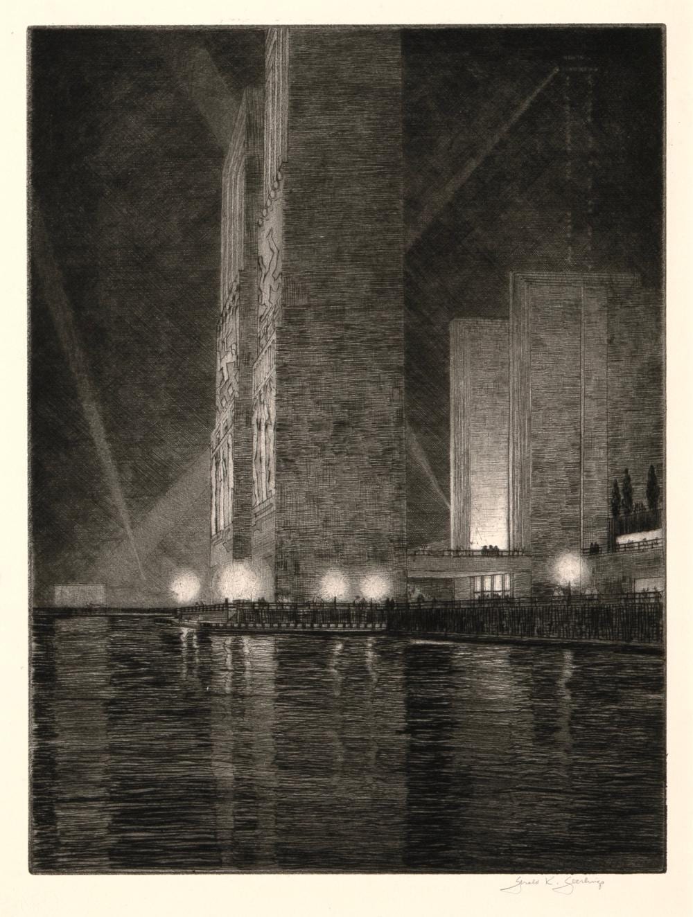 Gerald Kenneth Geerlings comparable auction result: gerald kenneth geerlings grand canal america 1933