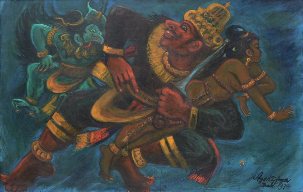 Agus Djaya; Rahwana Abducting Sinta comparable sale