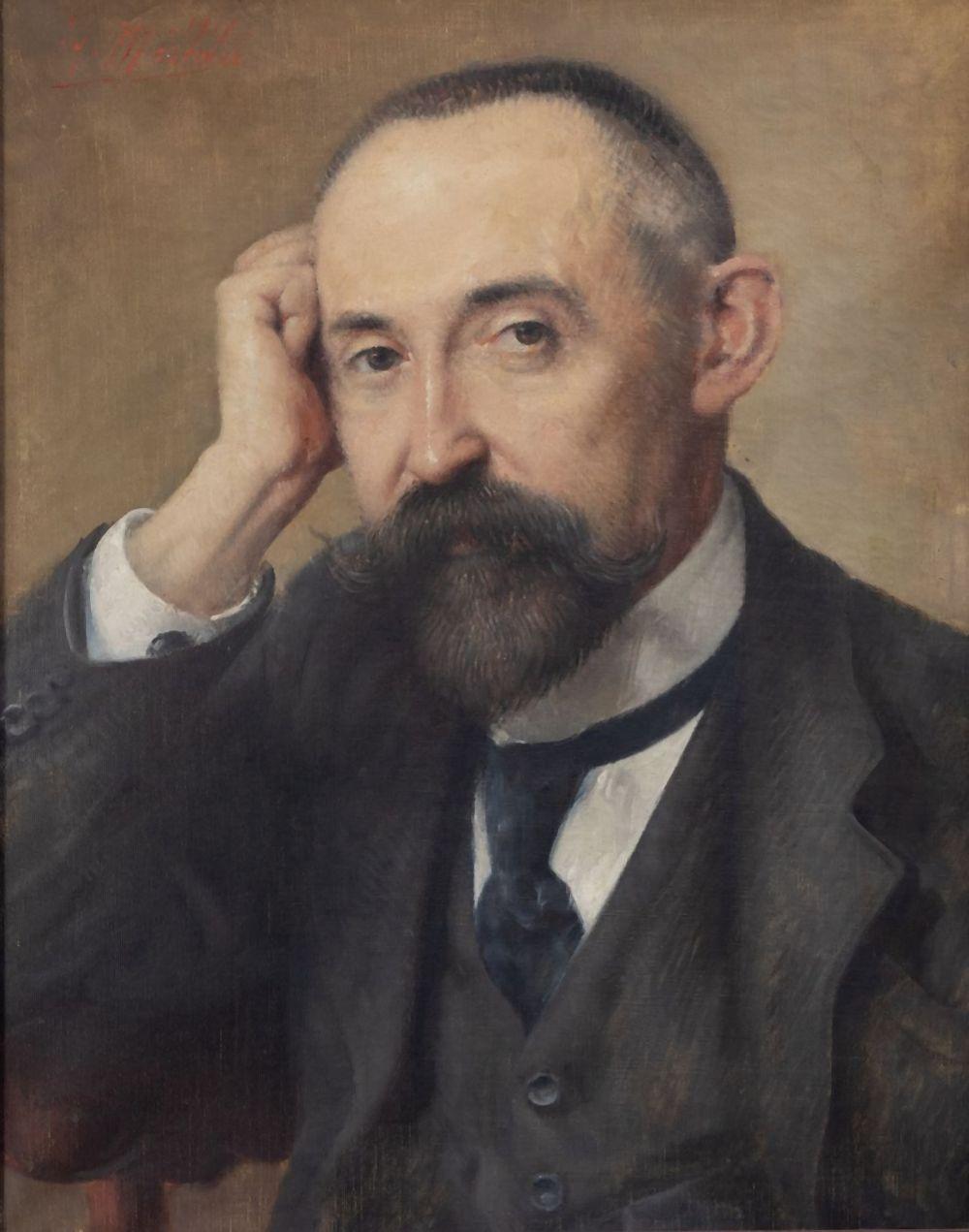 Henri Moreau comparable auction result: henri moreau 1869 1943 portret van een man