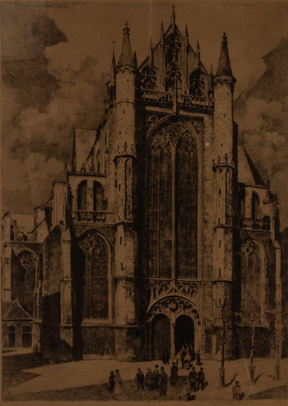 Hendrikus Elias Roodenburg comparable auction result: hendrikus elias roodenburg 1895 1987 de hooglandse kerk