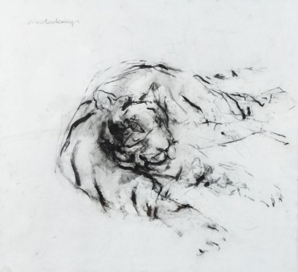 Nicolaas Ferdinand Molenkamp comparable auction result: nico molenkamp 1920 1998 liggende tijger