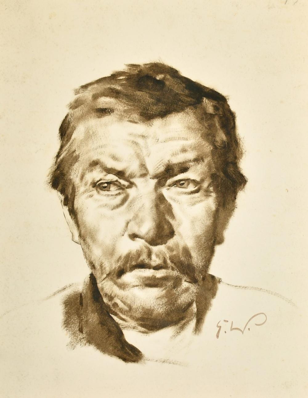 erich wolfsfeld 1884 1956 german head studies of men sepia watercolours one initialed paper size 17 x 3 · John Nicholson's Fine Art Auctioneers & Valuers · 2023-03-22 Erich Wolfsfeld comparable auction result: erich wolfsfeld 1884 1956 german head studies of men sepia watercolours one initialed paper size 17 x 3