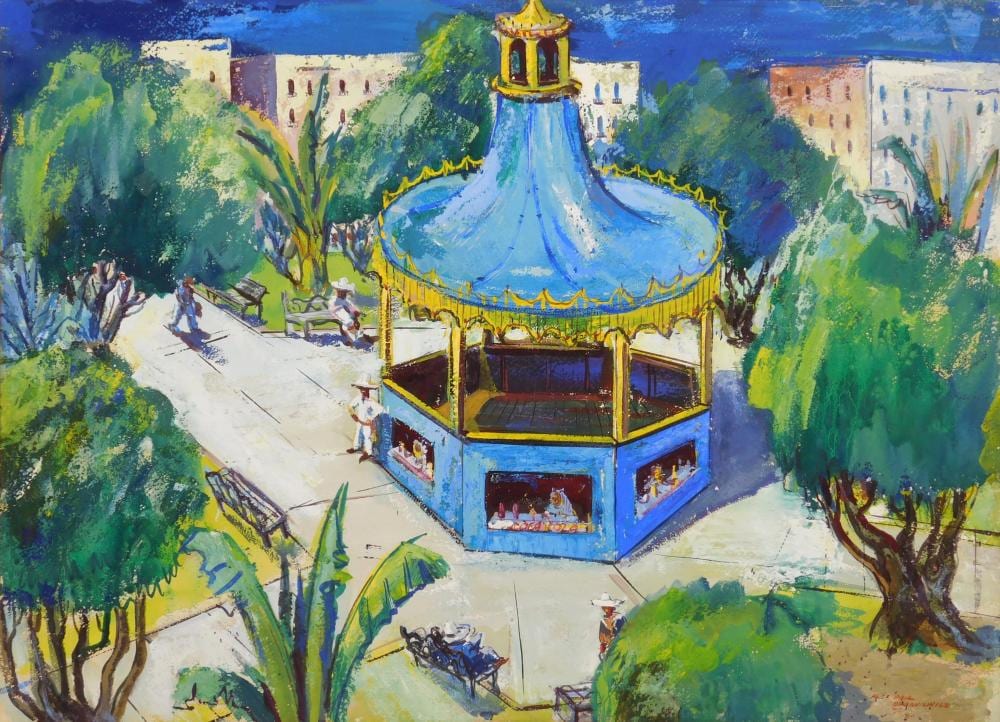 Peter Paul Dubaniewicz comparable auction result: peter paul dubaniewicz gouache