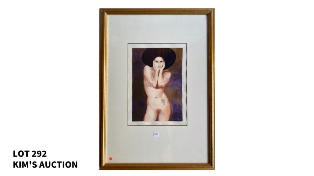 Jill Del'Mace comparable auction result: jill del mace watercolour