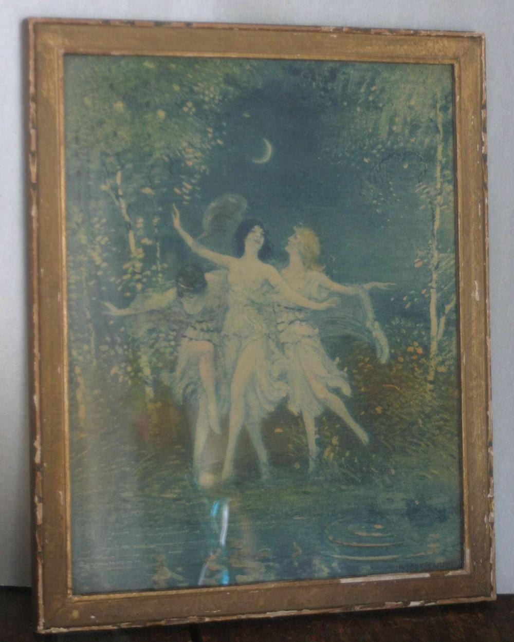 Blendon Reed Campbell comparable auction result: vintage blendon reed campbell lithograph print