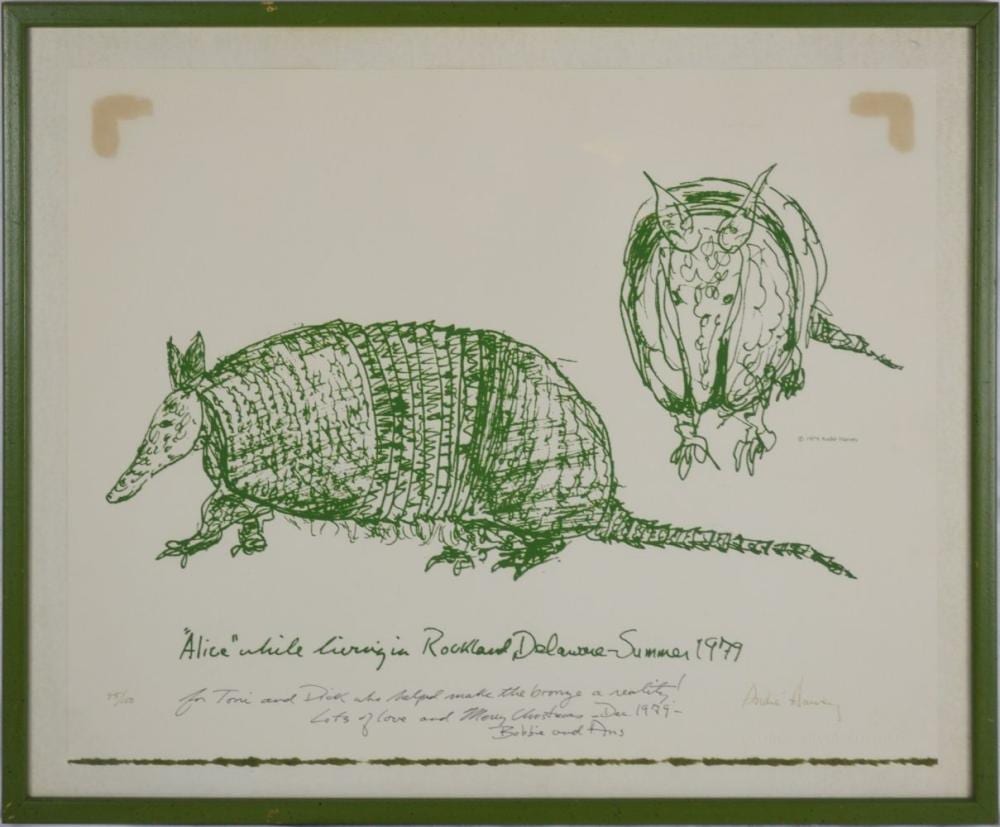 Andre Harvey comparable auction result: andre harvey 1941 2018 original lithograph signed