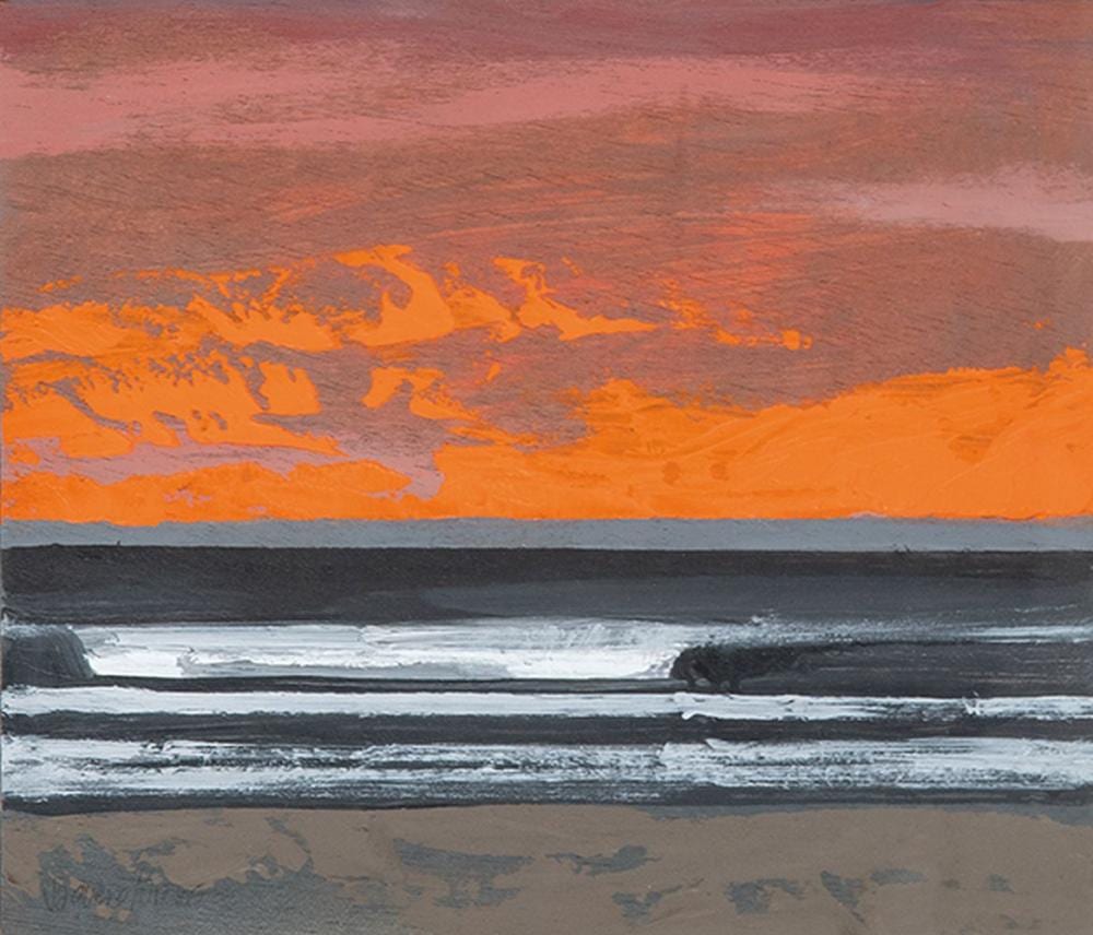 Joaquin Vaquero Turcios comparable auction result: joaquin vaquero turcios pink and orange sunset