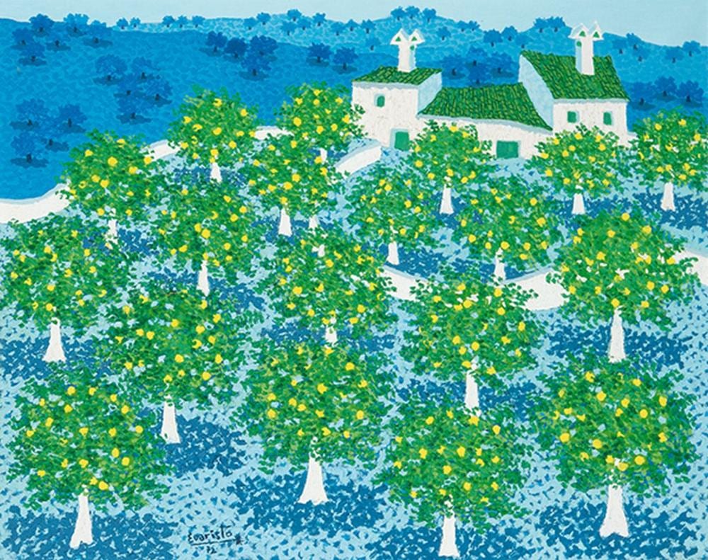 Evaristo Guerra comparable auction result: evaristo guerra lemon grove farmhouse