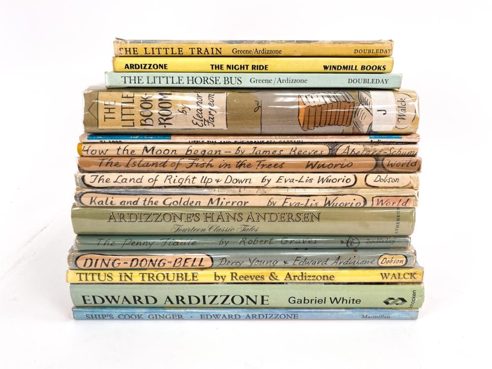 volumes illustrated by edward ardizzone · Westport Auction · 2023-03-30 Edward Ardizzone comparable auction result: volumes illustrated by edward ardizzone
