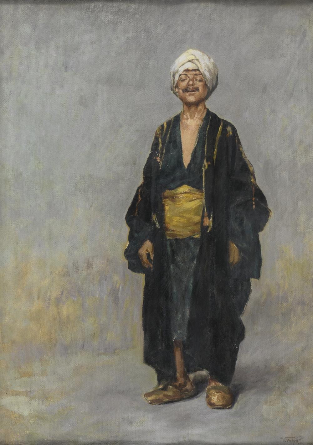 Vincenzo (1854) Volpe comparable auction result: oil painting by vincenzo volpe
