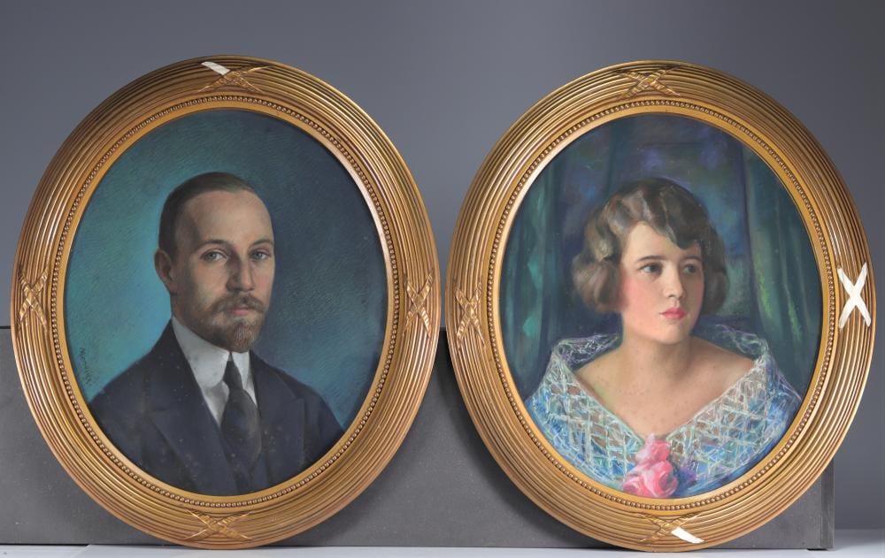 Maurice Mendjisky comparable auction result: maurice mendjisky 1889 1951 pair of portrait pastels