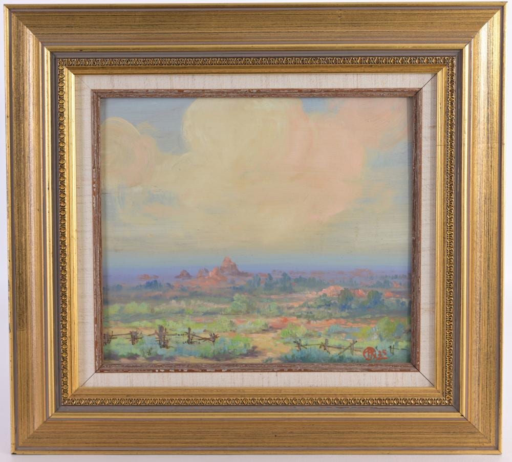 Roy C. Gamble comparable auction result: roy c gamble 1887 1972 southwestern landscape