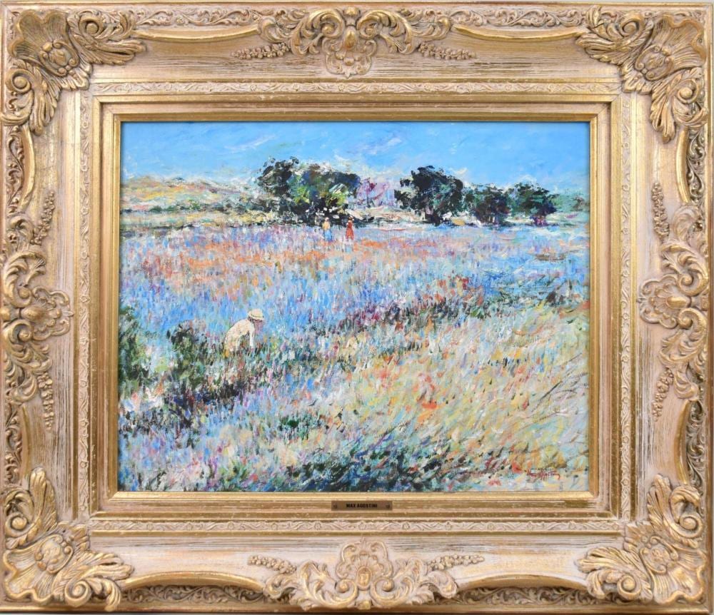 Max Agostini comparable auction result: max agostini french 1914 1997 oil on canvas paris 16 x 20 canvas 25 1 2 x 30 overall