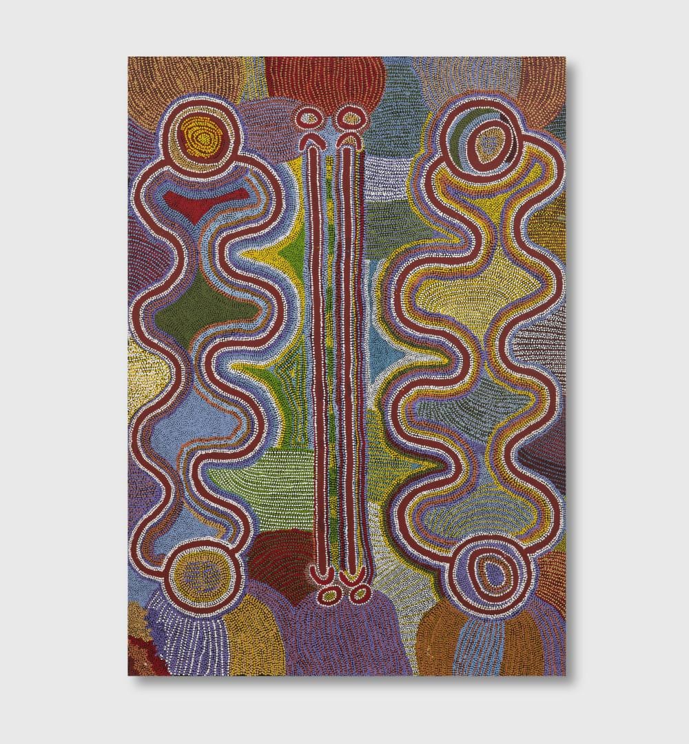 Maggie Napangardi Watson comparable auction result: maggie napangardi watson circa 1921 2004 women s dreaming at janyinki 1992