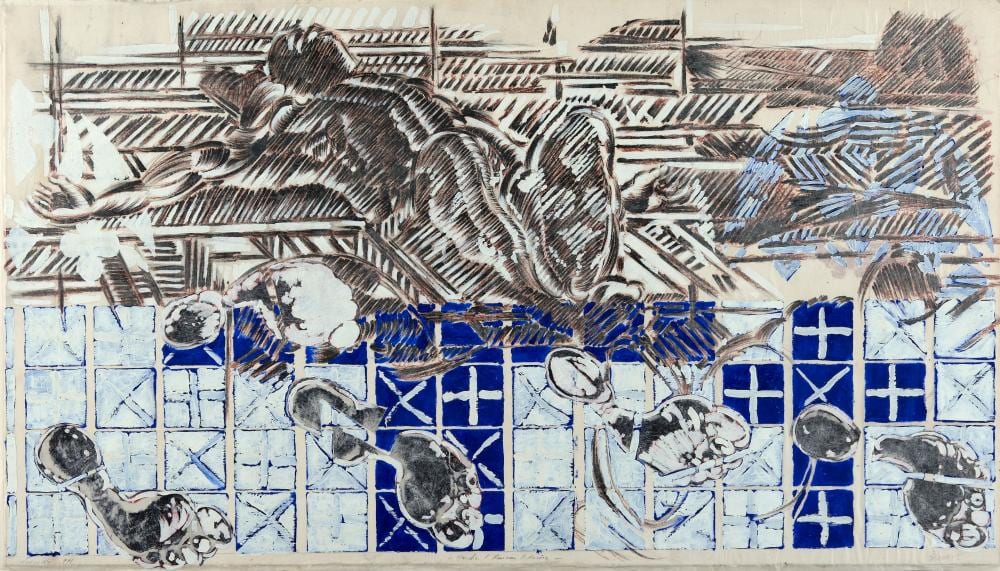 fran ois rouan n en 1943 marche rameau racine 1991 technique mixte sur papier · Artcurial · 2023-04-05 François Rouan comparable auction result: fran ois rouan n en 1943 marche rameau racine 1991 technique mixte sur papier